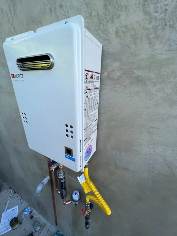 Tankless water heater installation for Bixby Park homes